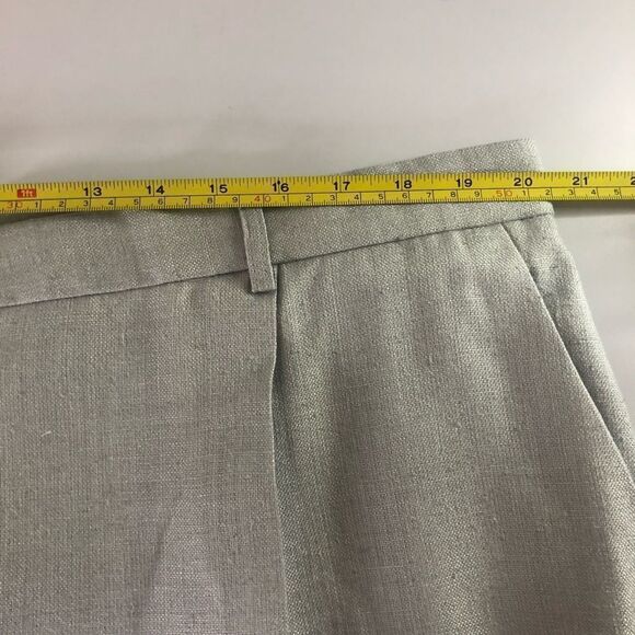 Neiman Marcus Silk Dress Pants Plus Size Fully Lined Ice Blue Grey Size 24 - Picture 9 of 12
